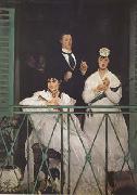 Edouard Manet The Balcony (mk09) oil on canvas